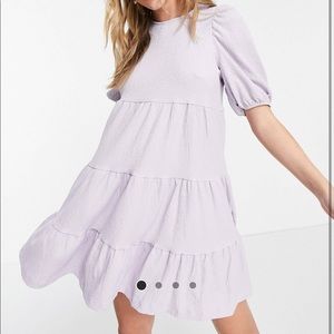 ASOS Monki Lilac Tiered Dress - NEVER WORN TAGS ATTACHED